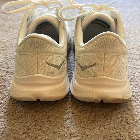 Women’s All White Hoka Solimar Running Sneakers size 9.5 - Picture 6 of 11